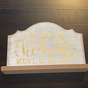 Brand new wedding sign